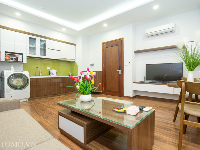 Cho thuê căn Căn hộ dịch vụ phố Đào Tấn 1 ngủ 55m2 . Giá thuê căn hộ từ 14/tháng