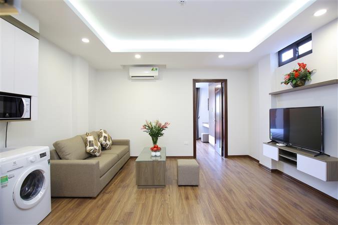 Cho thuê căn hộ 1 ngủ phố Đào Tấn gần Lotte, dịch vụ tiện nghi, nội thất mới